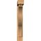 Ekena Millwork Funston Block Smooth Bracket w/ Offset Brace, Western Red Cedar, 5 1/2"W x 26"D x 38"H BKT0604X26X38FST05SWR - alternate 3
